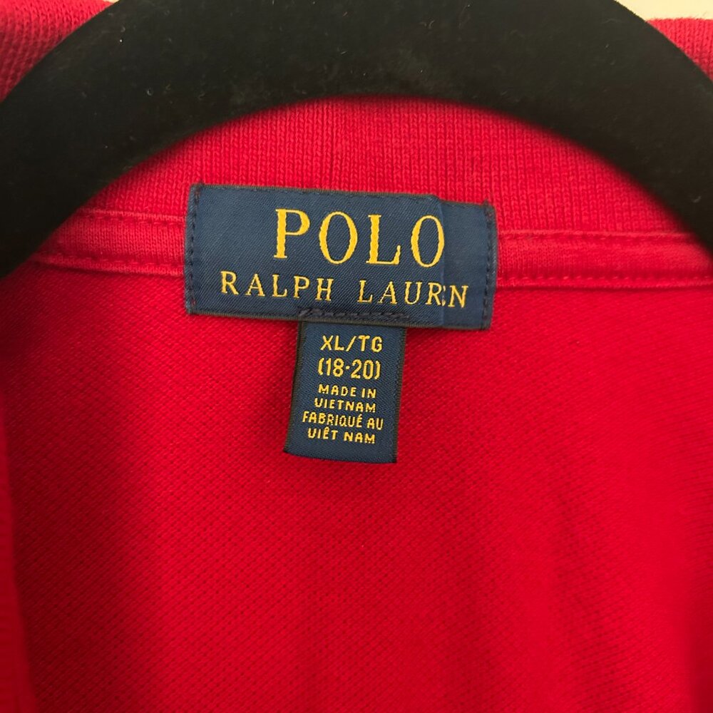 RARE Polo Ralph Lauren Polo Christmas Bear Shirt - (18-20)  Youth XL Long Sleeve - Picture 4 of 10